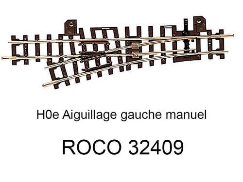 Roco aiguillage gauche - aiguillage, 134.3