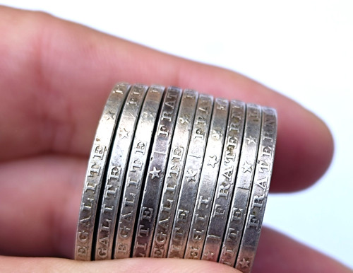 Lot pièces francs - 10,