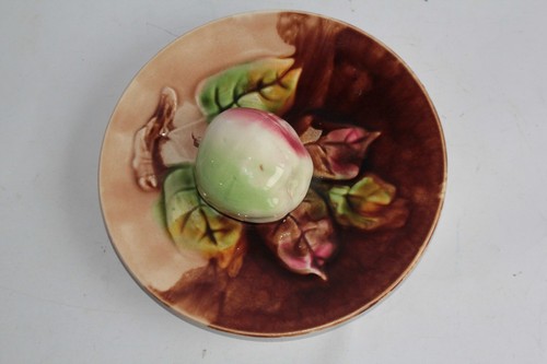 Assiette trompe œil pomme - assiette, l'œil