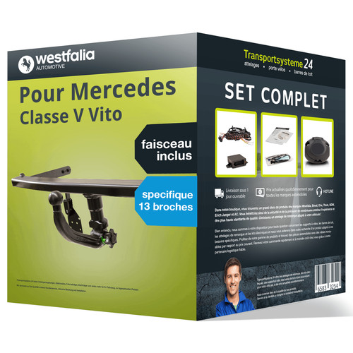 Attelage pour mercedes - attelage, v
