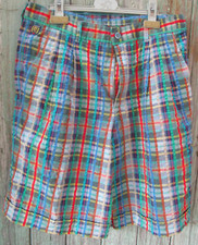 Bermuda LEE COOPER Revers vintage Taille 40/42 coton polyesther gauffré