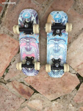 Mini Skateboard Skateboard Skate en Bois Motif Coloré  43CM 