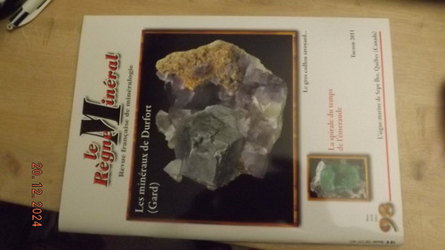 Revue regne mineral n - mineral, n°98