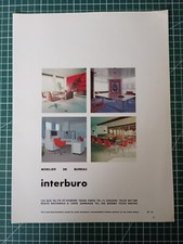 1308 belle Publicité circa 1960 mobilier de Bureau Interburo