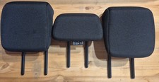 jeu de 3 appuie-tête tissu