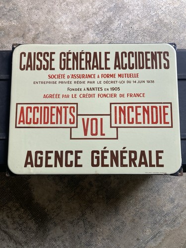 Plaque émaillée assurance - Émaillée,