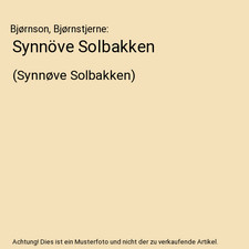 Synnöve Solbakken: [Synnøve