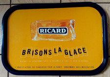 PLATEAU DE SERVICE  RICARD " BRISONS LA GLACE " OR930
