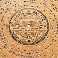 ORGAN disc Ariston organette carton disque home street organ Spieldose #0321