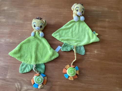Lot doudou plat lion - 2,