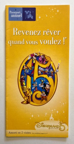 Disneyland paris brochure - disneyland, -brochure