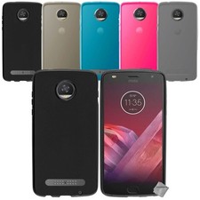 Housse etui coque silicone gel fine pour Motorola Moto Z2 Play + film ecran