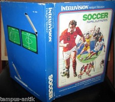 SOCCER JEU POUR CONSOLE INTELLIVISION AVEC NOTICE ET BOITE