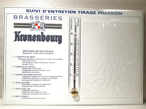 Plaque tôle publicitaire