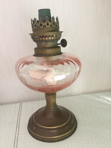 Ancienne lampe pétrole en - lampe, à