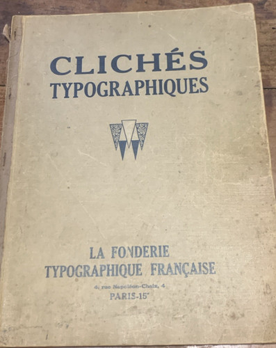 Livre catalogue clichés - livre,