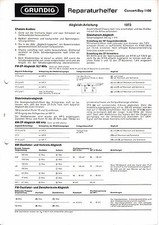 Manuel De Service Pour Grundig