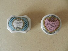 Lot de 12 Boites A Musique en porcelaine Le Médaillier Franklin