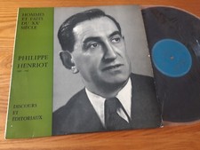 Philippe HENRIOT Discours Et Éditoriaux LP SERP HF 12 QUASI NEUF