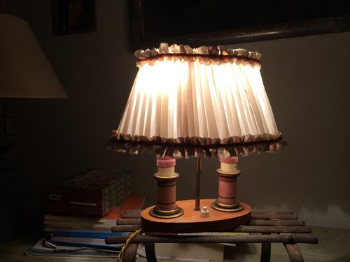 Lampe bouillotte abajour - lampe, abajour 