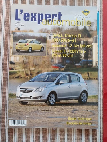 Revue technique opel corsa - opel, d