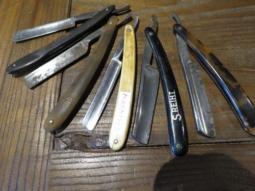 Lot anciens rasoirs - de, 5
