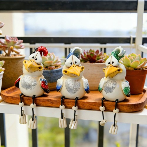 Lot poule decorative - lot, 3