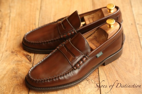 Mocassins penny cuir - en, marron