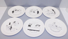 -6 ASSIETTES A DESSERT DESSINS