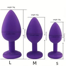 Plug Anal Silicone Souple Doux Confortable Sextoy Homme Femme Gay
