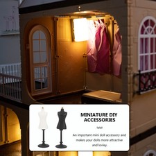 2 Pcs Poupee Mini Mannequin