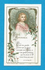 Image pieuse admirable enfant - ,