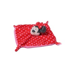 Doudou plat Minnie rouge rose