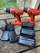 2 Black & Decker 18V Drills-