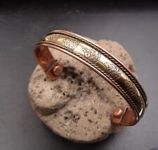 Bracelet magnétique Bouddha en cuivre aimants Anti-Douleurs Rhumatisme Arthrose