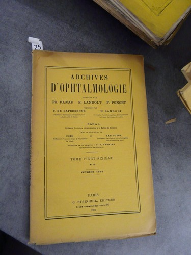 Archives ophtalmologie