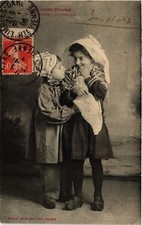 CPA AK Folklore - Limousin Illustré - Enfants (699276)