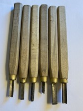 Lot 6 Outils de Tournage , Ciseaux à Bois 