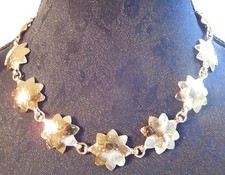 Collier PLAQUÉ OR signé