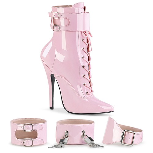 Baby pink lace - up, ballet