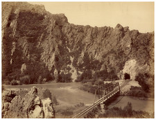 Charles Roscoe Savage, USA, Transcontinental Railroad, Weber Canyon Tunnel vinta