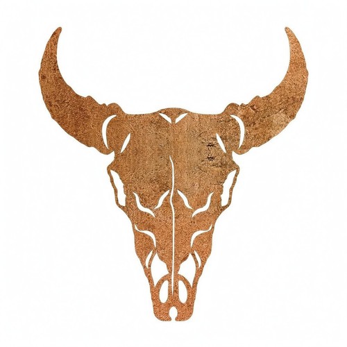 Tête taureau murale - tête, de