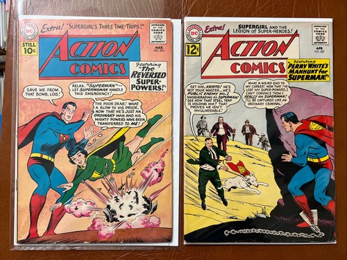 Action comics lot to - comics, 2: