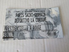 Ticket billet psg paris - ticket, billet 