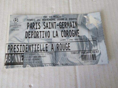 Ticket billet psg - /,