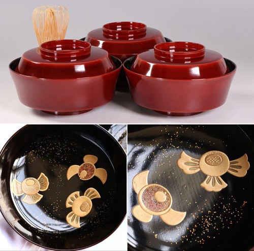 Bols japonais laque nimono - en,
