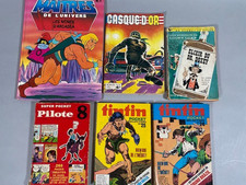 Amusant lot 6 BD Les Maîtres De L’univers N°1 Lucky Lucke Tintin petits formats