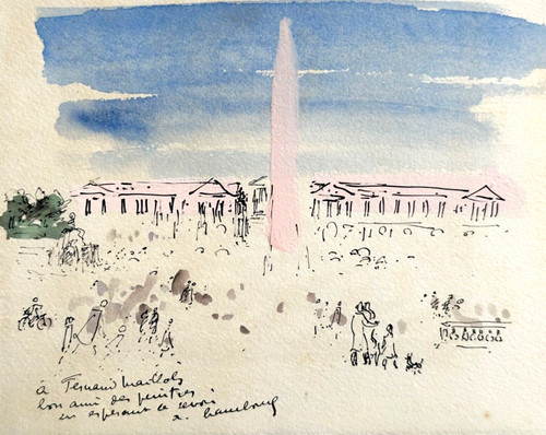 Ancien dessin andré hambourg - andré,