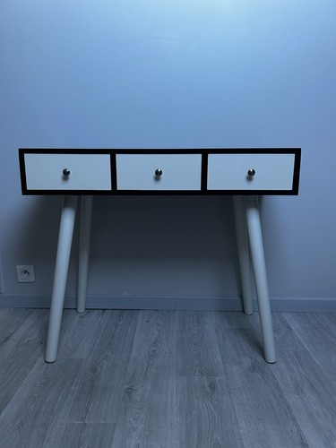 Coiffeuse console noir et - coiffeuse,