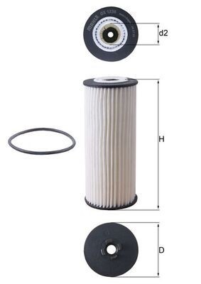 Filtre huile knecht - filtre,